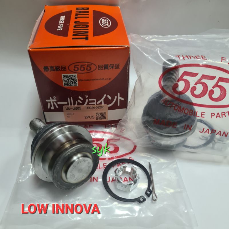 BALL JOINT LOW INNOVA SB -3882 555 1SET 2PC