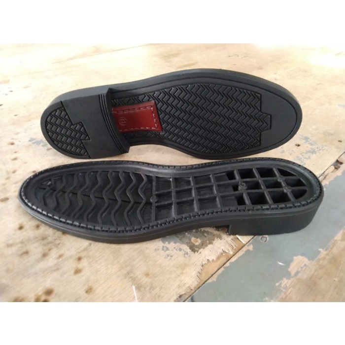 Insole Outsole Sepatu Pantofel Pdh Putih Tni Al Polri Satpam Rubber Brazilia