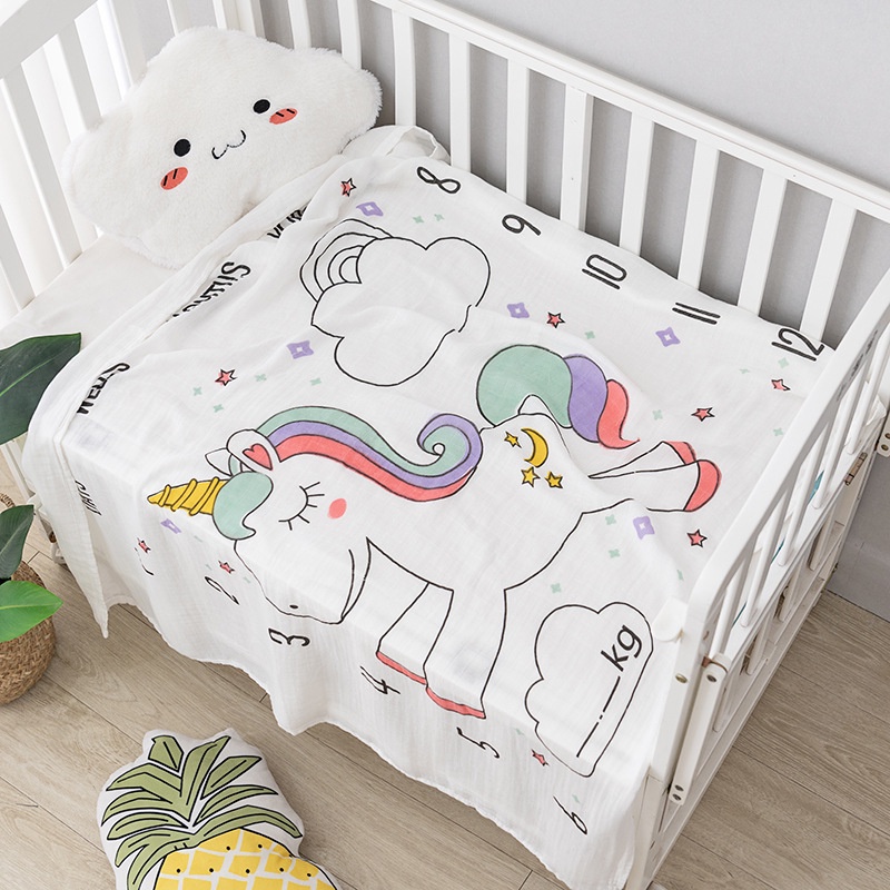 Selimut Bayi Muslin / Selimut Bayi Bamboo / Bamboo Baby Blanket / BS