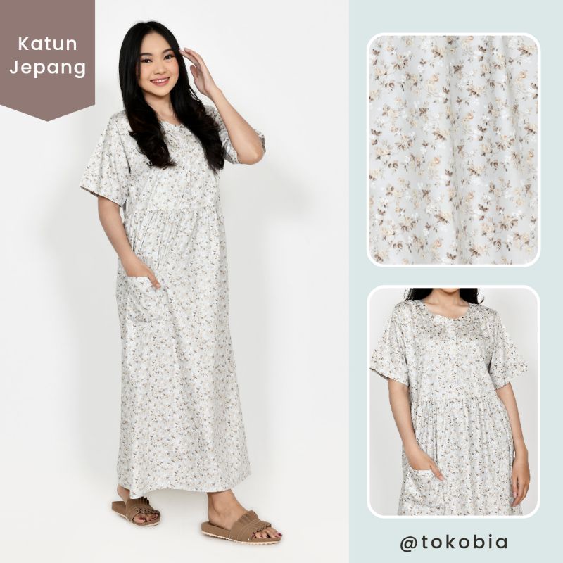 Tokobia homedress katun jepang original farista