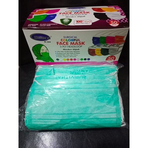 BESCO hijab 3ply premium  50pc