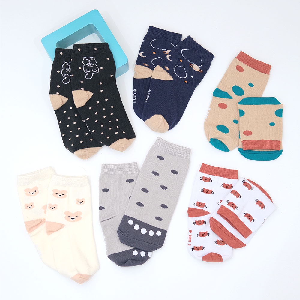 KAOS KAKI ANAK MOTIF COLLECTION PUER'S MOTIF (SOCKS ANAK / KIDS SOCKS)