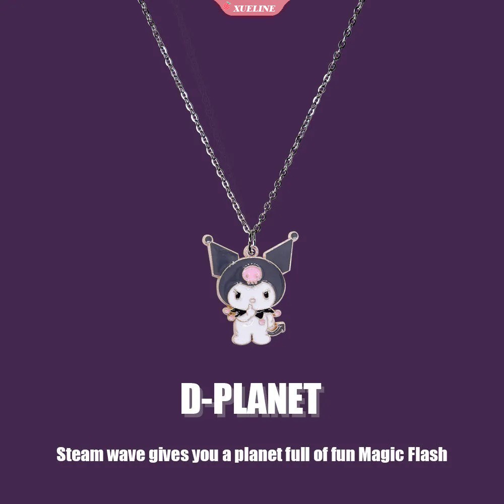 Gadis Warna-Warni Pelangi unicorn Liontin Kalung Kartun Hewan Kuda Hati Kalung Wanita Liontin Perhiasan Aksesoris [ZXL]