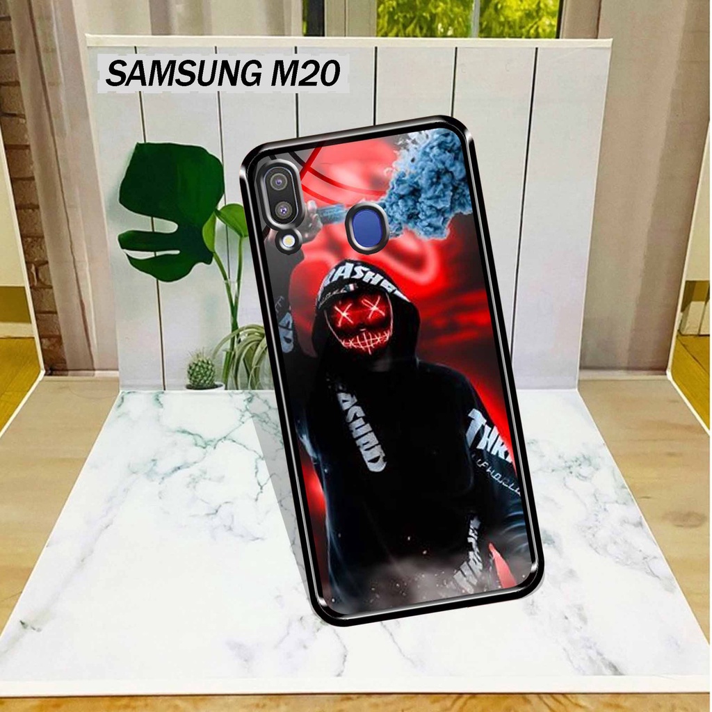 Case Hp Samsung M20 - Case Samsung M20 Terbaru Sukses Case - Case Kaca M20 - Soft Case Samsung M20 - Sofkes Hp - Sarung Hp - Samsung M20 - Case Keren - Case Mewah - Case Kilau - Hard Case Samsung - [ SM-23 ] -