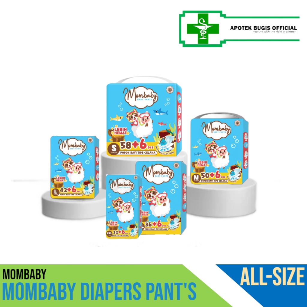 MOMBABY Pants Jumbo S58+6 | M50+6 | L46+6 | XL40+6 |XXL32+6 All-Size