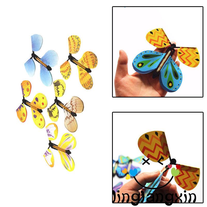 Llx-magic Fairy Flying Butterfly Mainan Dekorasi Kamar Magnet Untuk Hadiah Kejutan Atau Bermain Pesta