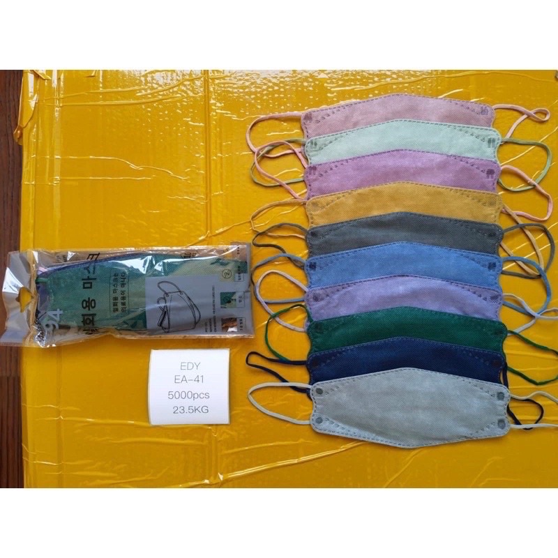 MASKER KF94 PUTIH / HITAM ISI 10PCS / KF 94 WARNA MIX