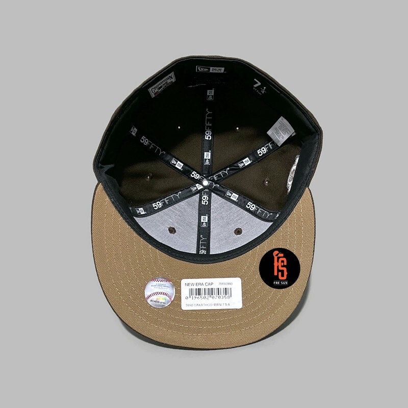 TOPI NEW ERA ORIGINAL 5950 40 YEARS OAKLAND ATHLETICS WALNUT UV COFFEE