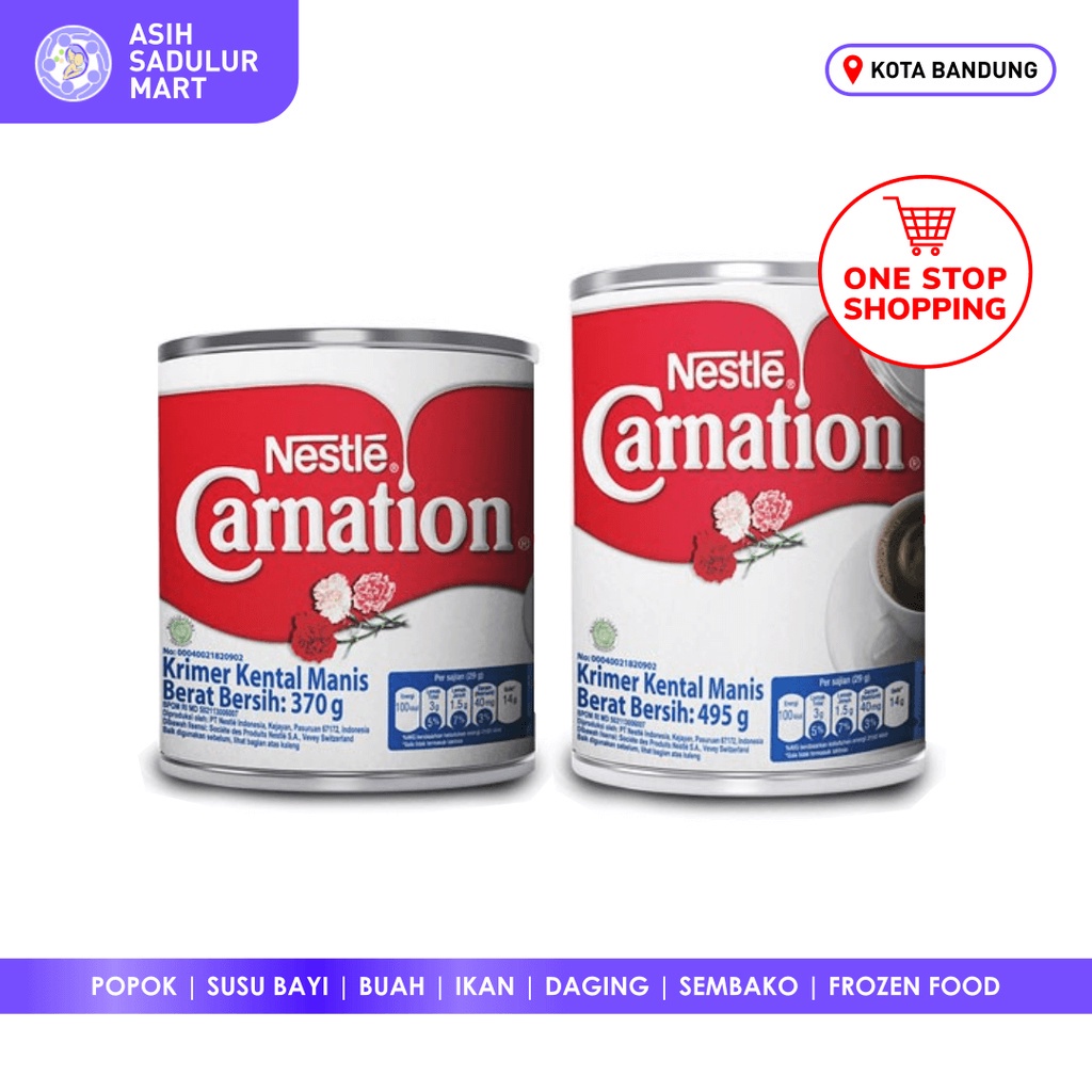 Nestle Carnation Krimer Kental Manis 370gr / 495gr Promo Bandung