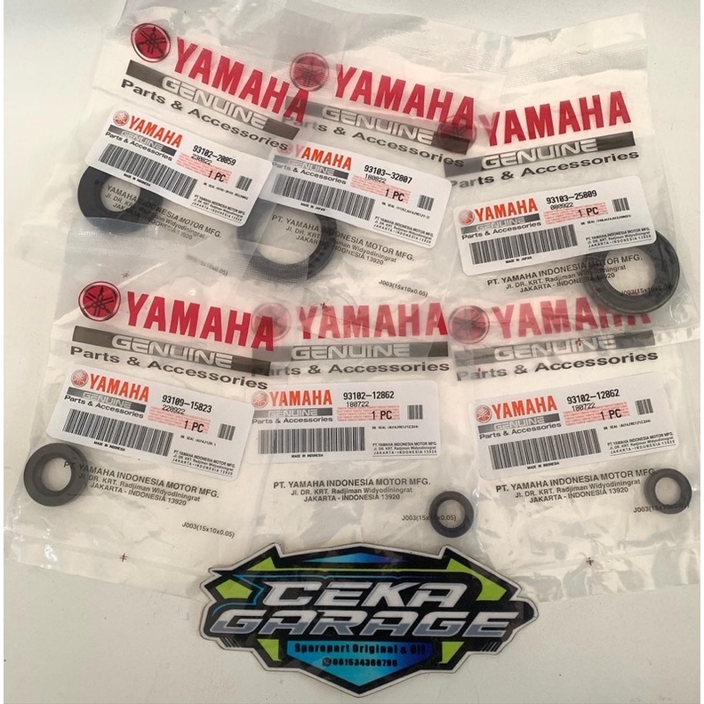SEAL SET MESIN F1ZR ORI YGP FIZR FIZ F1Z R SIL KRUK AS GIR GEAR DEPAN ORIGINAL YAMAHA