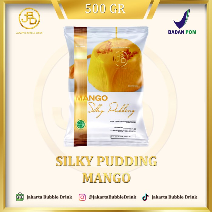 

Bubuk Silky Pudding Mangga 500gr || Jakarta Bubble Drink