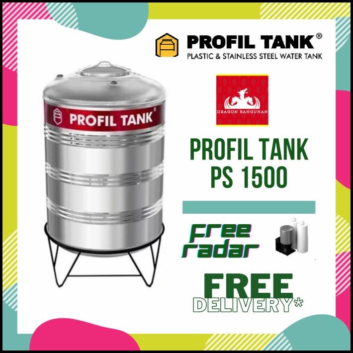 Profil Tank Stainless Ps 1500 + Kaki - Toren Air Profil 1500 Profon