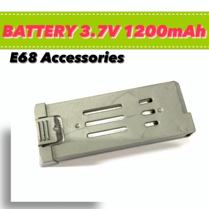 Battery Baterai Original Drone E68 Battery 1200Mah 3.7V