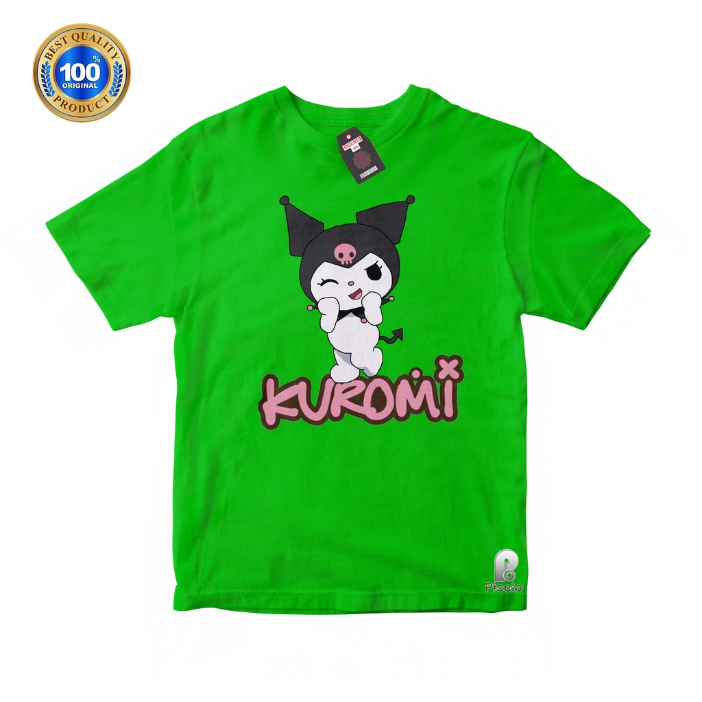 BAJU ANAK KAOS ATASAN ANAK MY MELODY KUROMI Bahan COTTUN (FREE NAMA)