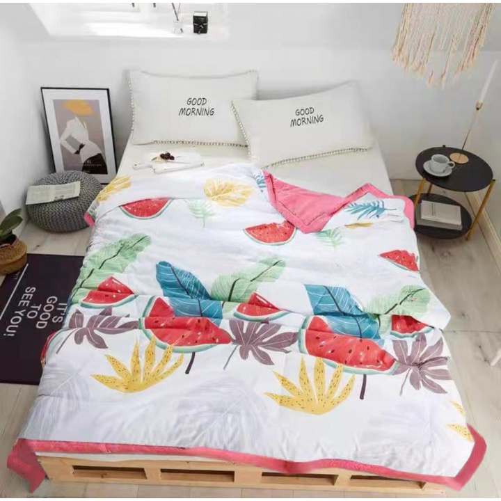 Selimut Bedcover Korean New Design Ukuran 200x230 Motif Aesthetic