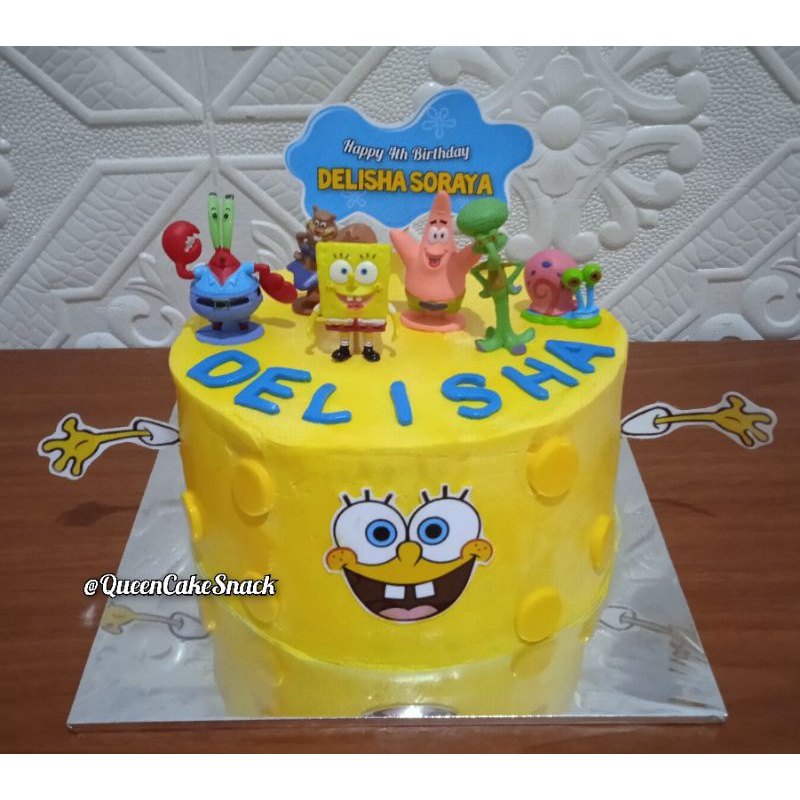 

Kue Ulang Tahun Spongebob Kue Ultah Sponge bob untuk anak perempuan atau laki laki bsd serpong tangsel tangerang selatan jabodetabek