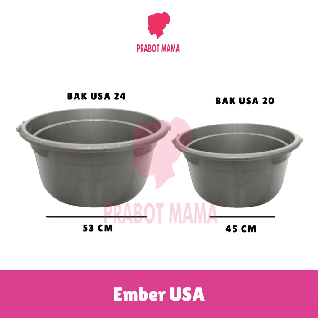 Ember Bak Jumbo USA / Ember Ceper Kamar Mandi / Baskom Besar / Bak Cucian