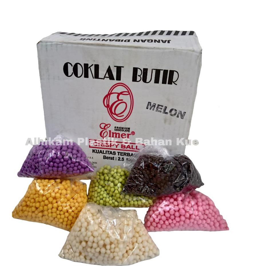 

㊪ Crispy Ball Elmer Warna Warni - Repack 100gr ✪