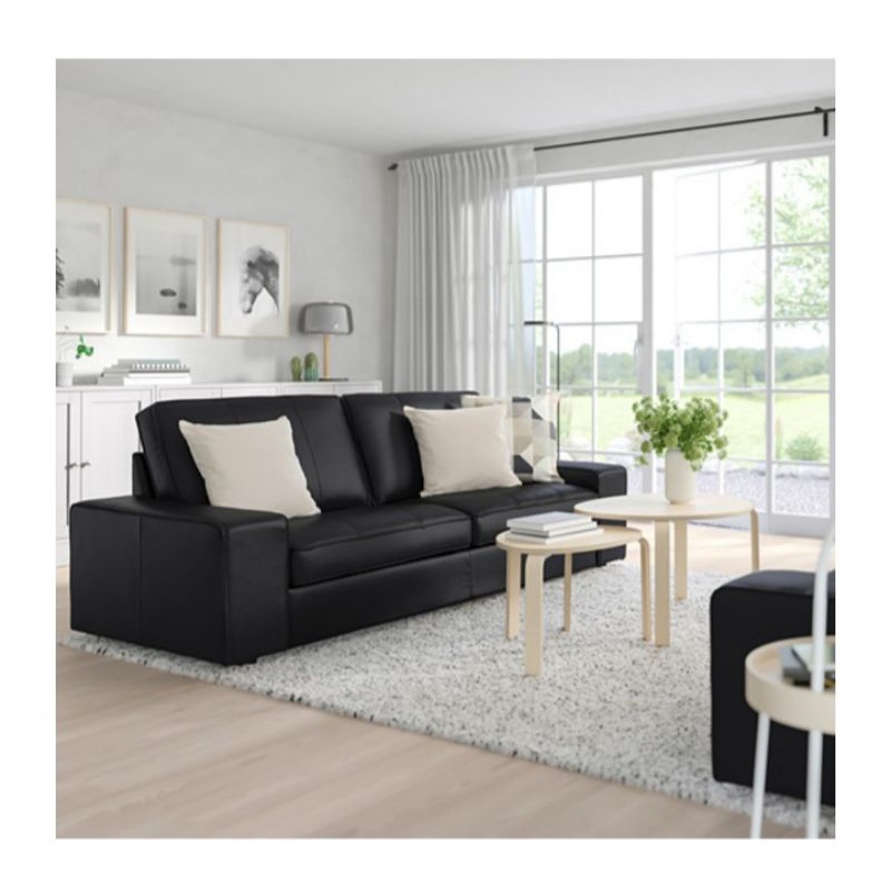 Sofa Kivik 3 Dudukan Grand Boomstad Hitam Original Ikea
