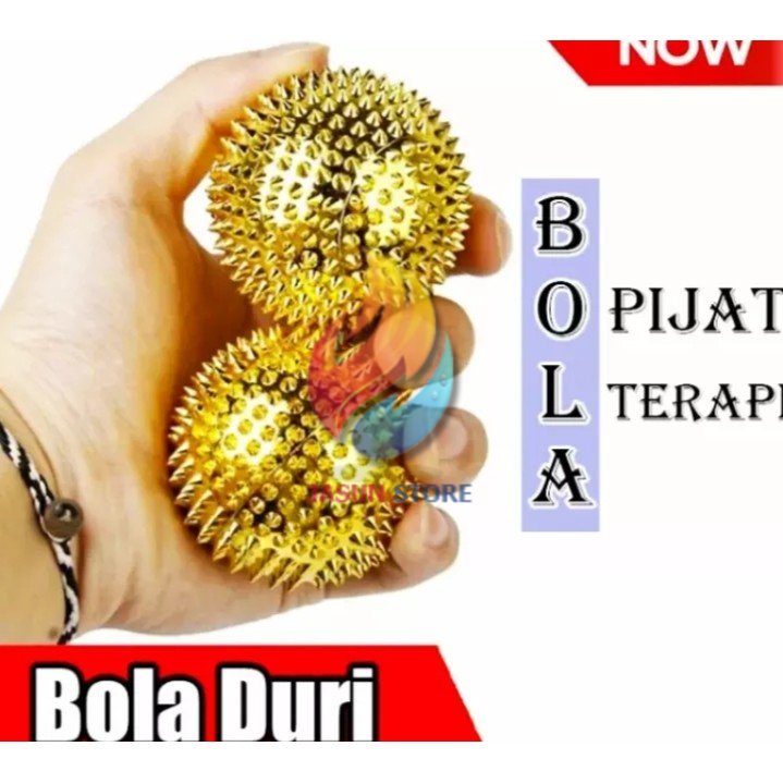 BISA COD! Bola Refleksi Magnet Berduri / Bola Duri Terapi Kesehatan Telapak Tangan - Random 1Pcs