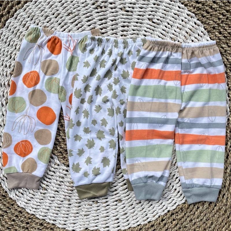 3 PCS Celana Panjang Celana Bayi Celana Bayi Panjang Baru Lahir Celana Bayi Newborn DNW BABY