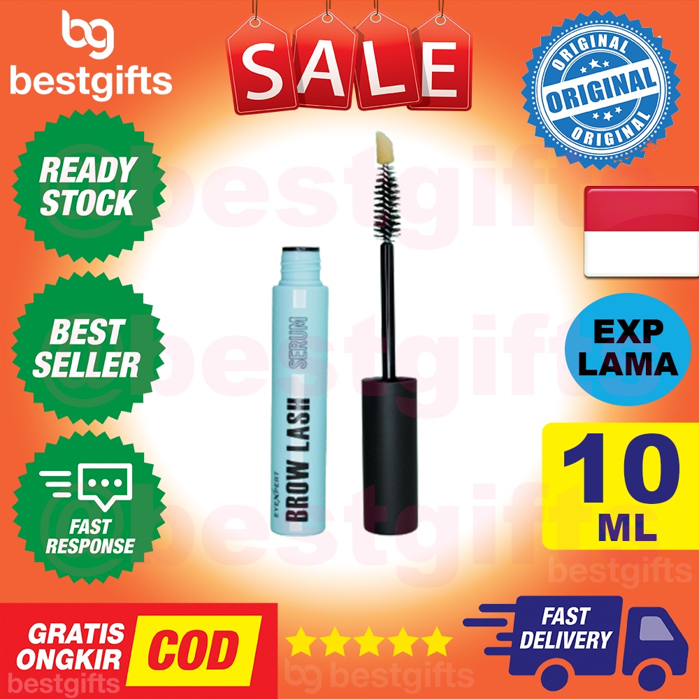 WARDAH EYEXPERT BROW LASH SERUM BULU MATA SERUM BULU ALIS TEBAL DAN PANJANG 10 ML