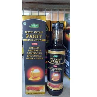 

♕ [ 470gr ] Madu Hitam Pahit Gamat Gold G plus Insulin Habbasyifa | Madu Pahit plus Gamat Emas setara Ratu lebah ⇊