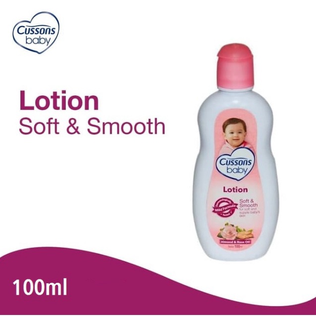 exp bln 12 thn 2023 CUSSONS BABY LOTION SOFT & SMOOTH 100ML / LOTION BAYI / LOTION ANAK / HAND BODY 