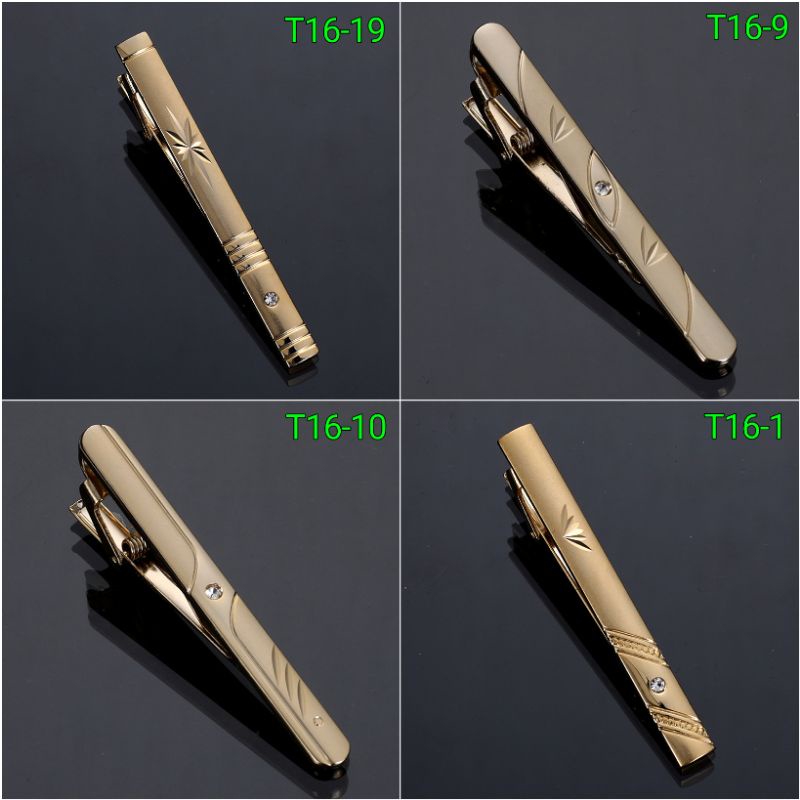 Penjepit Dasi Pria Tie Clip Jepit Dasi T16 Import Premium