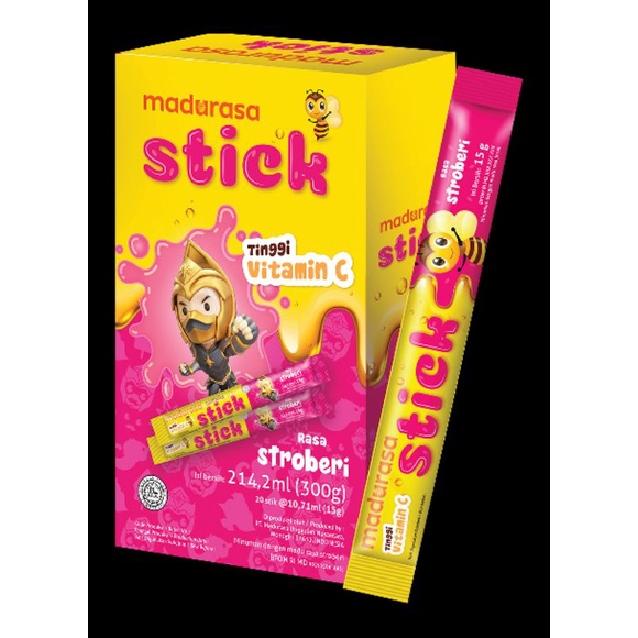 

MADURASA STIK STROBERI 20PCS