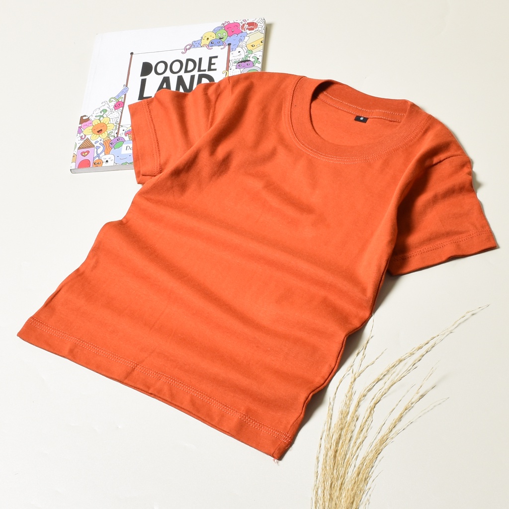 Terlaris!!! KAOS ANAK POLOS 1-12 TAHUN Banyak Pilihan Warna