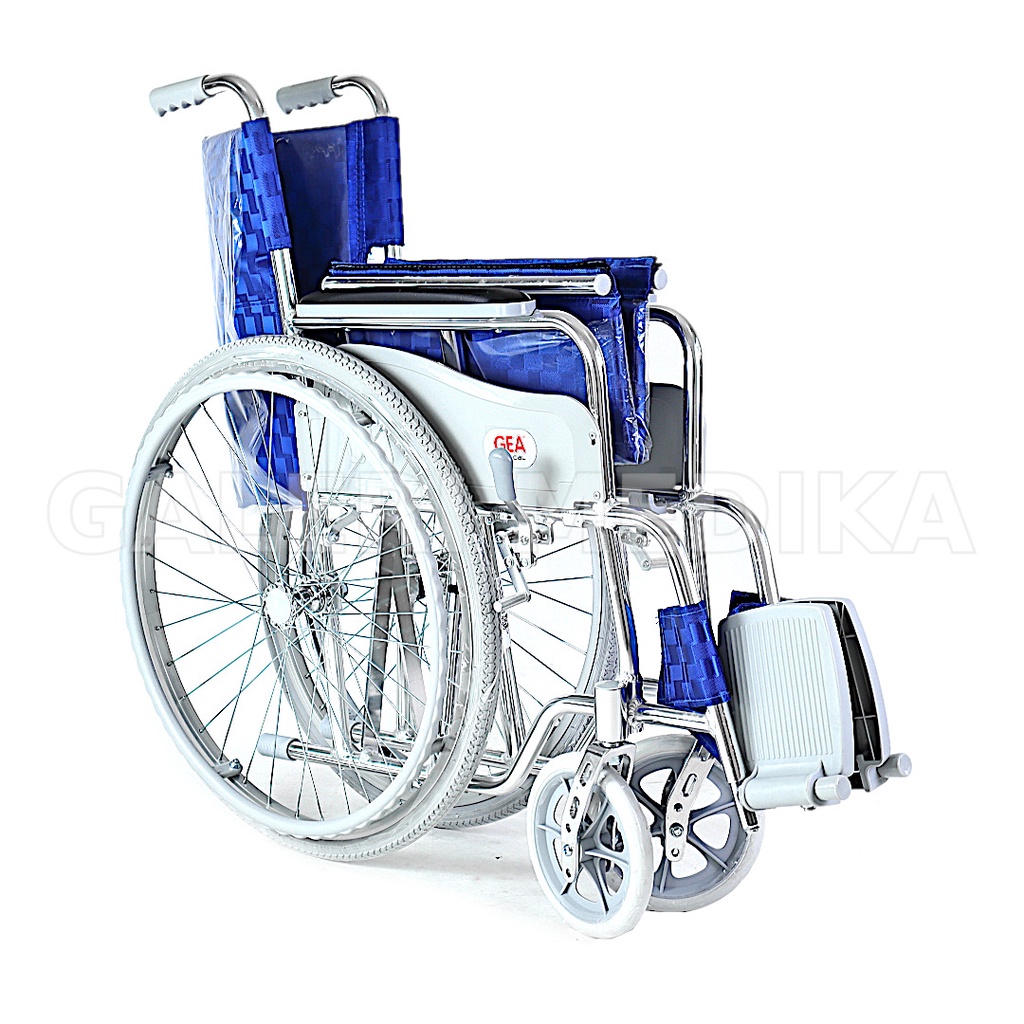 Kursi Roda Aluminium / Aluminium Wheelchair GEA FS864L / FS 864 L / FS-864L - Kursi Roda Rumah Sakit