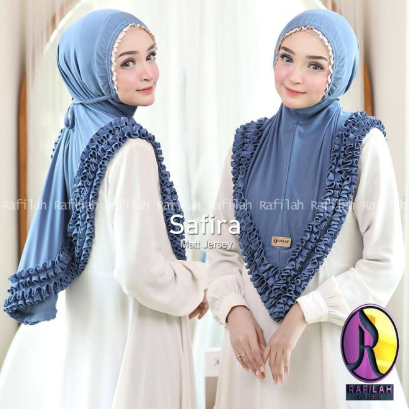 Hijab/ Jilbab gotik kerut renda dahi Sagita by Rafilah