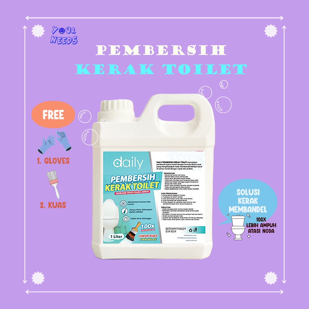 Pembersih Kerak Kamar Mandi / Bebas Kerak Kamar Mandi