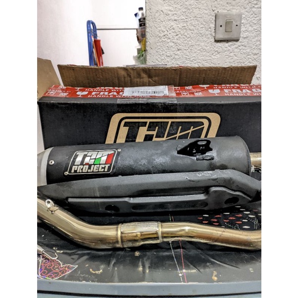 KNALPOT STANDAR RACING TZM ALL NEW AEROX CONNECTED