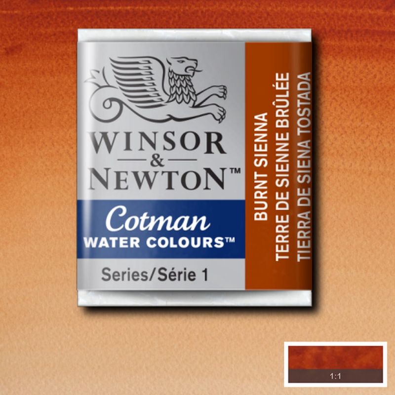 

COTMAN WATERCOLOUR HALF PAN BURNT SIENNA WINSOR & NEWTON