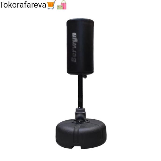 Berwyn samsak tinju standing adjustable - Hitam berdiri