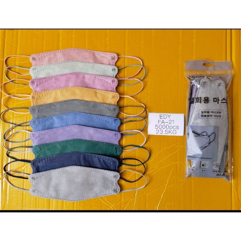 kf94 mix warna masker kf94 isi 10 mix warna murah