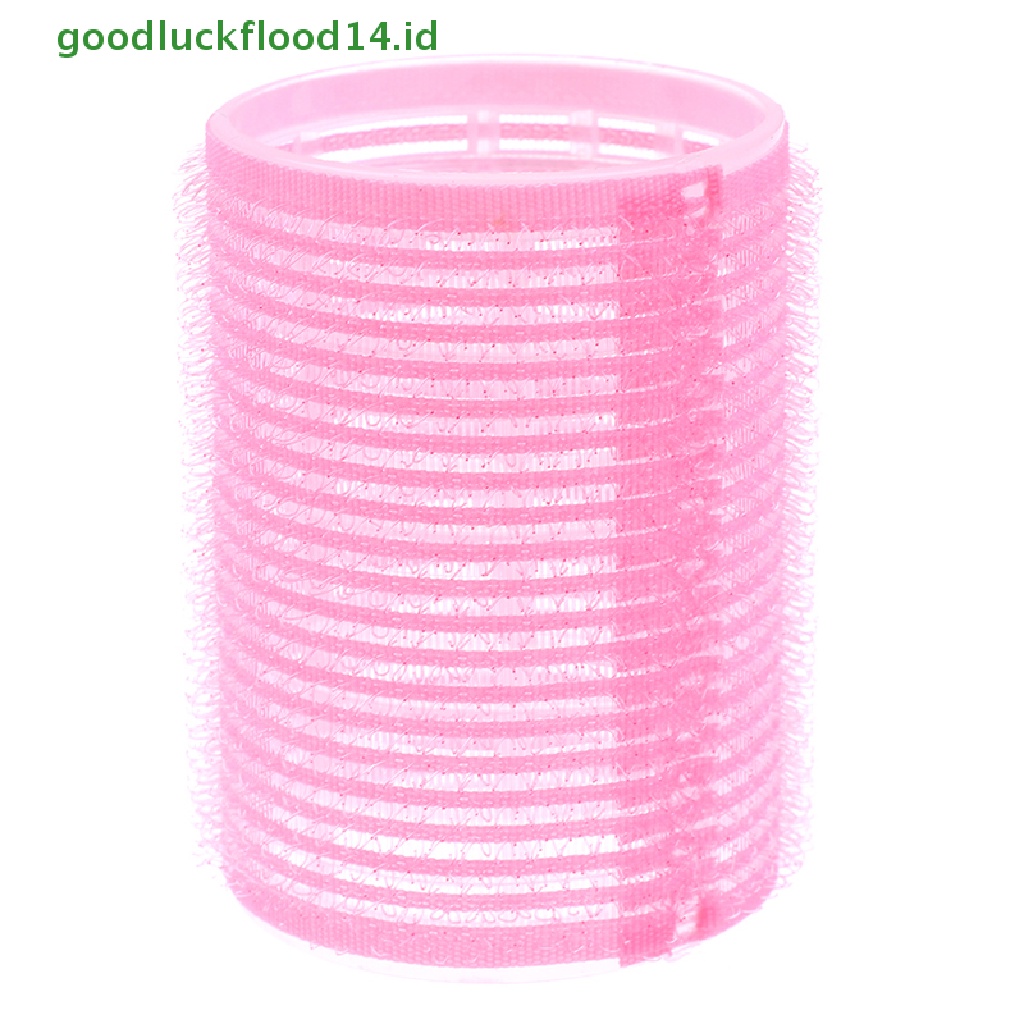 [GOOGFOUR] Rol Rambut 6Pcs Curlers Self Grip Holding Rollers Hairdressing Curlers Style [TOP]