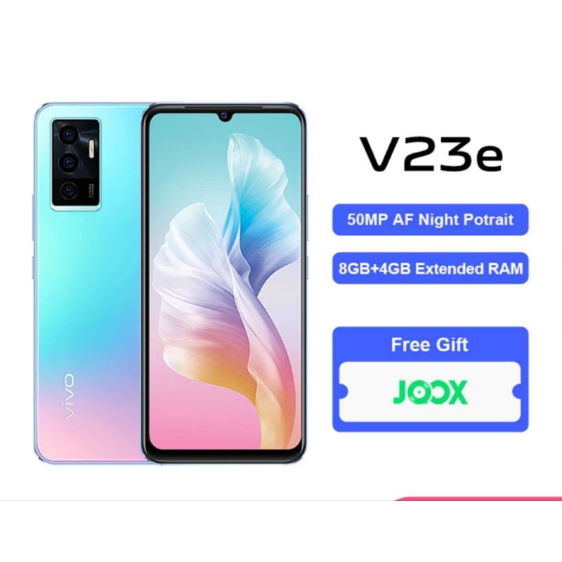 hp Vivo V23e  Ram 12/128 (8+4Gb Extended Ram) Garansi Resmi