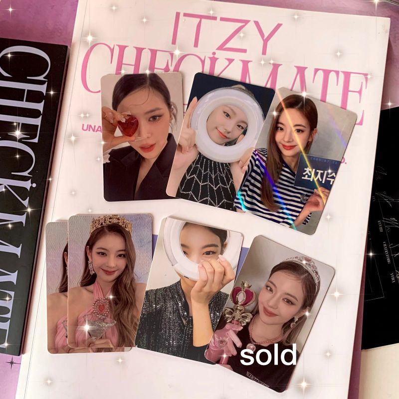 PHOTOCARD PC OFFICIAL LIA RYUJIN YEJI ITZY CHECKMATE POB MAKESTAR LIGHTRING