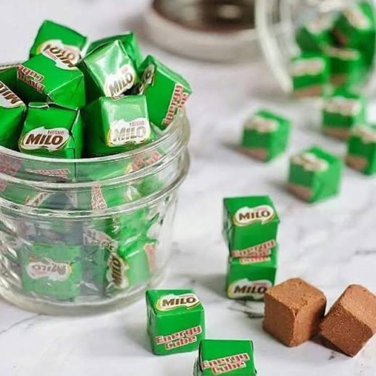 

➹ ECER ISI 10PCS Permen Milo Kotak Cube original Murah ㊌