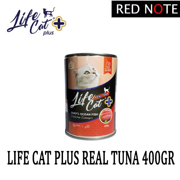 LIFE CAT PLUS 400gr Real Tuna (Grab/Gosend)