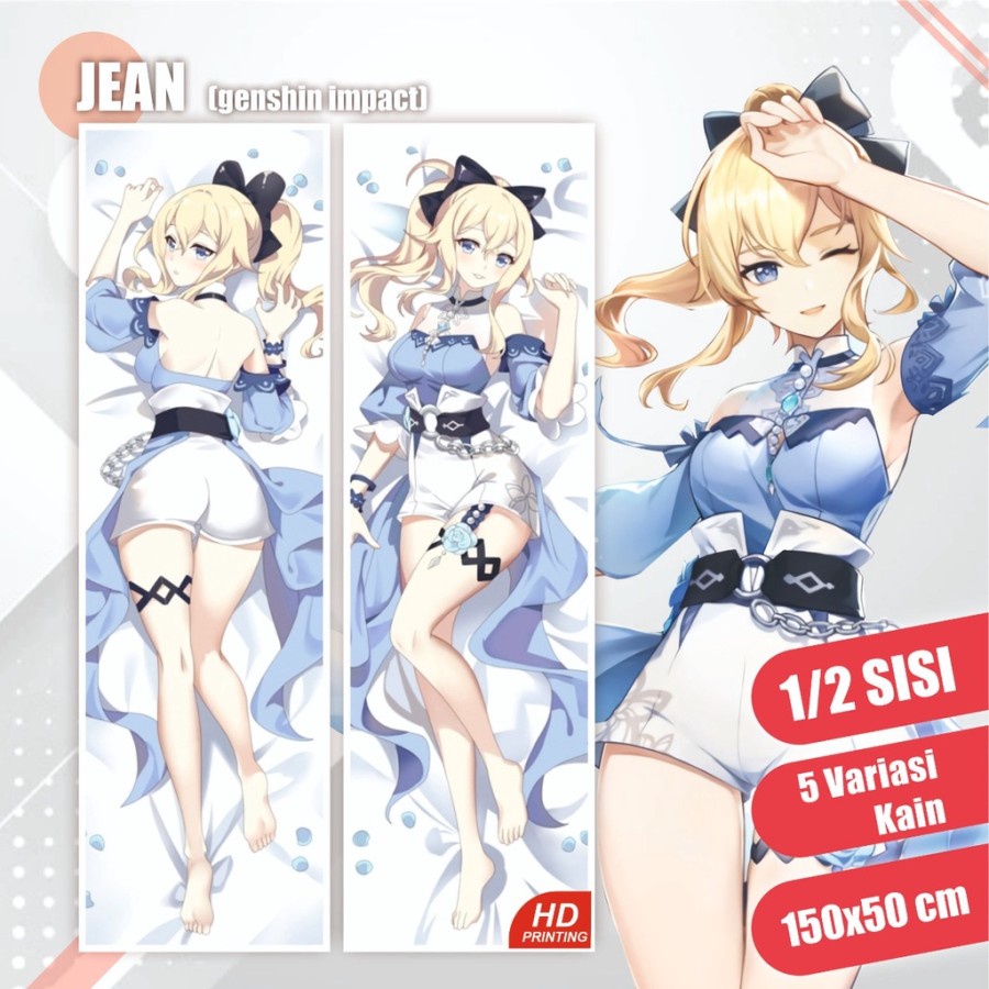 Dakimakura Jean Genshin Impact 150x50 cm (Cover Only)