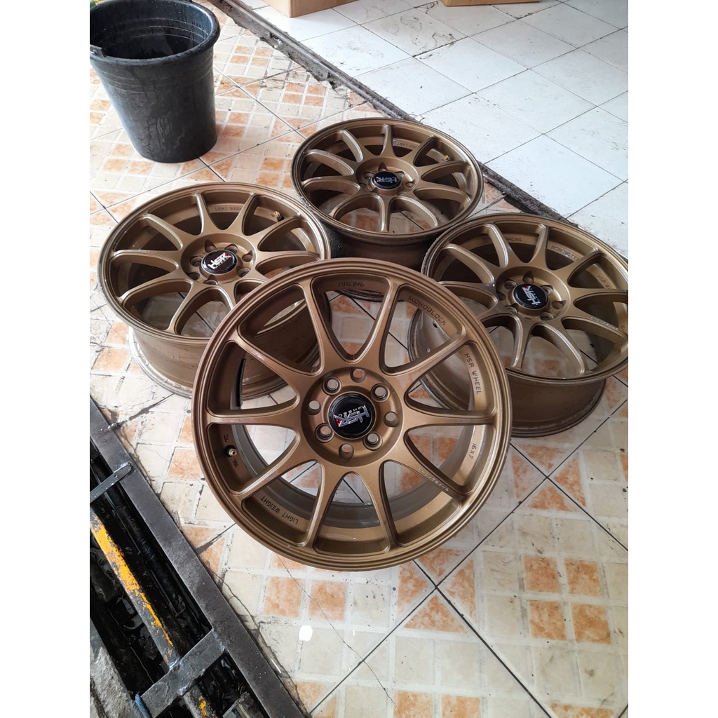 velg seken hsr indy ring 16x7 lubang 4x100 seken bekas murah berkualitas like nw