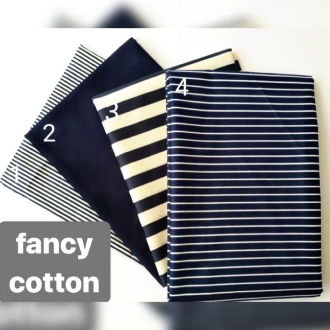 Kain Katun Jepang Motif Navy Edition Ori Tokai Senko