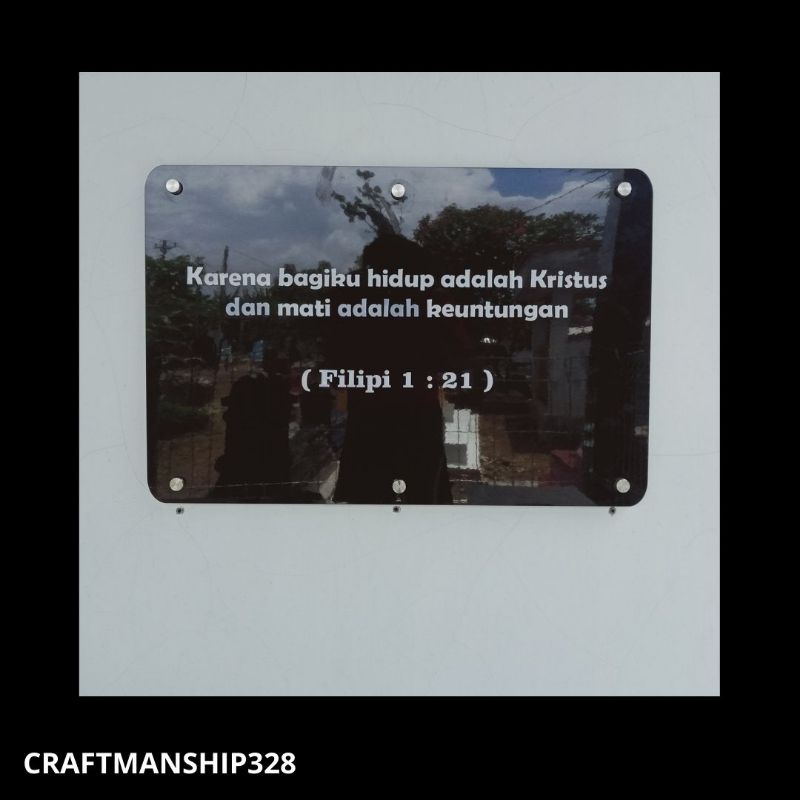 Jual PAPAN TULISAN AKRILIK CUSTOM | Shopee Indonesia