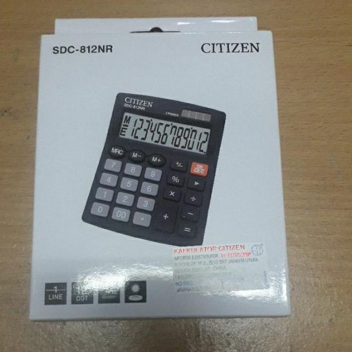 

Kekinian - Kalkulator Citizen SDC-812NR 12 Digit / Calculator Citizen 12Digit ✔