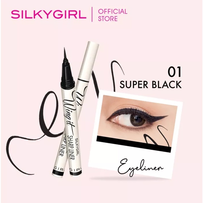 SILKYGIRL Wing It Sharp Liner Super Black