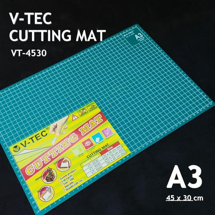 

Cuting Mat A3 V-Tec - Cutting Matt Alas Potong A3